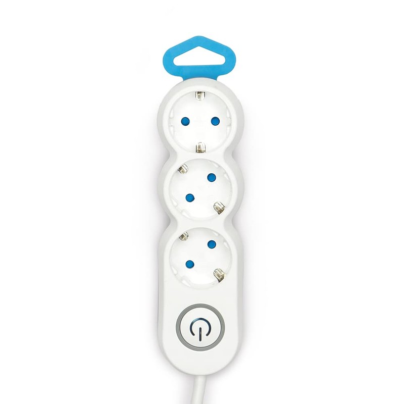 Garza Steckdosenleiste 3 Stecker 600ml weiß