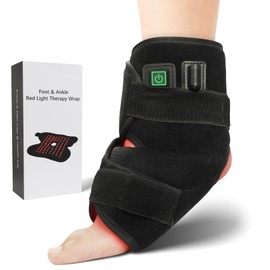 Haeglauv Red Light for Knee Feet Elbow Calf, Infrared Light for Foot Ankle Light Exposure, with 660nm & 850nm NIR Light, Red Light Wrap for Feet Muscle Relaxation