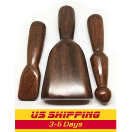 Knob Tok Sen Set Hammer Massage Wood Muscle Stamping Percussion Toksen Thailand