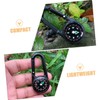 WHAMVOX Camping Compass Carabiner Clip Multi-Function Hiking Gear for Outdoor