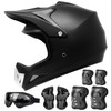 GDM DK-630 Youth Full Face Helmet with Goggles Protection Pads