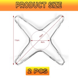 Gas Cooker Attachment, Gas Stove Attachment Ring, Gas Stove Attachment Stainless Steel, Wok Ring, Gas Stove Burner Stand, Attachment Ring for Kitchens, Coffee Machines, Ovens, Gas Stoves and Camping