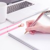 SHUBEIEUMI 6 Pcs Pink Glitter Ballpoint Pens, Creative Pen Gift
