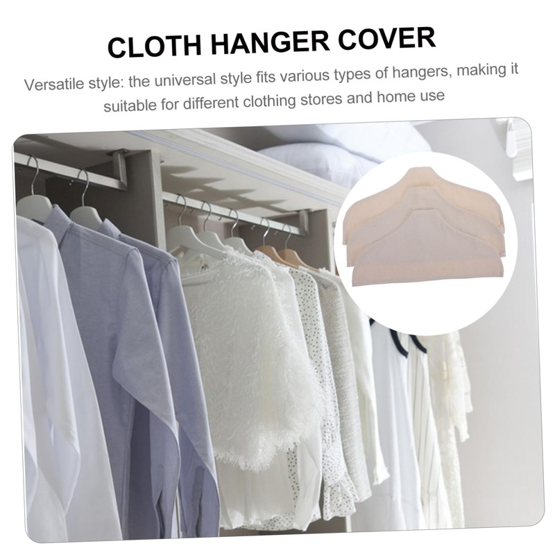 FUNOMOCYA Clothing Store Hanger Covers 3pcs Nonslip Wardrobe Covers for