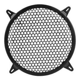 Speaker Covers Grills-Acouto 6inch/8inch/10inch/12inch Speaker Cover,Car Audio Speaker Grills Cover Case Replacement Round Speaker Protective Mesh Cover Speaker Grille(10inch)