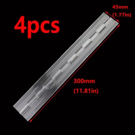 Antrader 4Pcs Acrylic Hinge,12 inch Folding Plastic Hinge for DIY Transparent Box,Display Stand