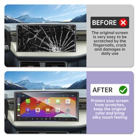 LUWU Ford Screen Protector for 2025 Ford Maverick/Maverick Hybrid 13.2-Inch Touchscreen 2025 Ford Maverick Accessories Nano Anti-fingerprint 2025 Maverick Touchscreen 2025 Ford Maverick 2PCS