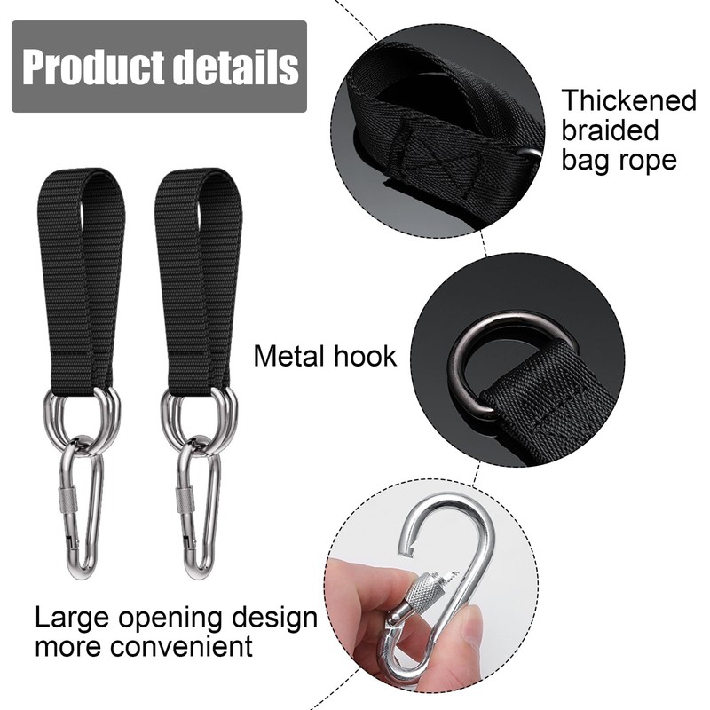 JCUGSBS Swing Fixing, Hammock Fixing, 2 x 30 cm, Hammock