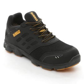 DEWALT Prism Low Men's Lightweight, Nylon Mesh, Prolite, Aluminum Safety Toe Work Shoes, Black, 9