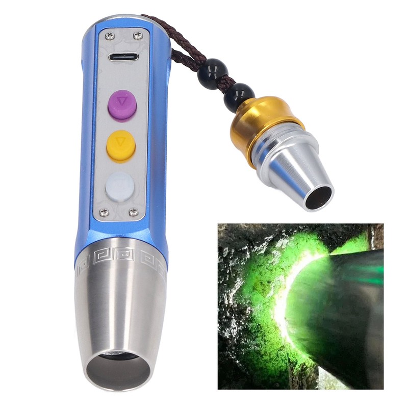 Adjustable Gem Identification Light Pocket 3LED Jewelry Appraisal Flashlight with