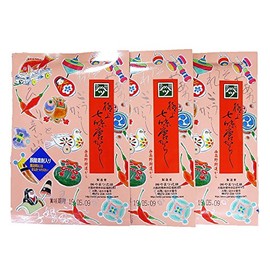 Yamatsu Tsujida Superb Shichimi Karashi Karashi From Nishi Koya Kaido (Medium Spicy) Set of 3 Bags