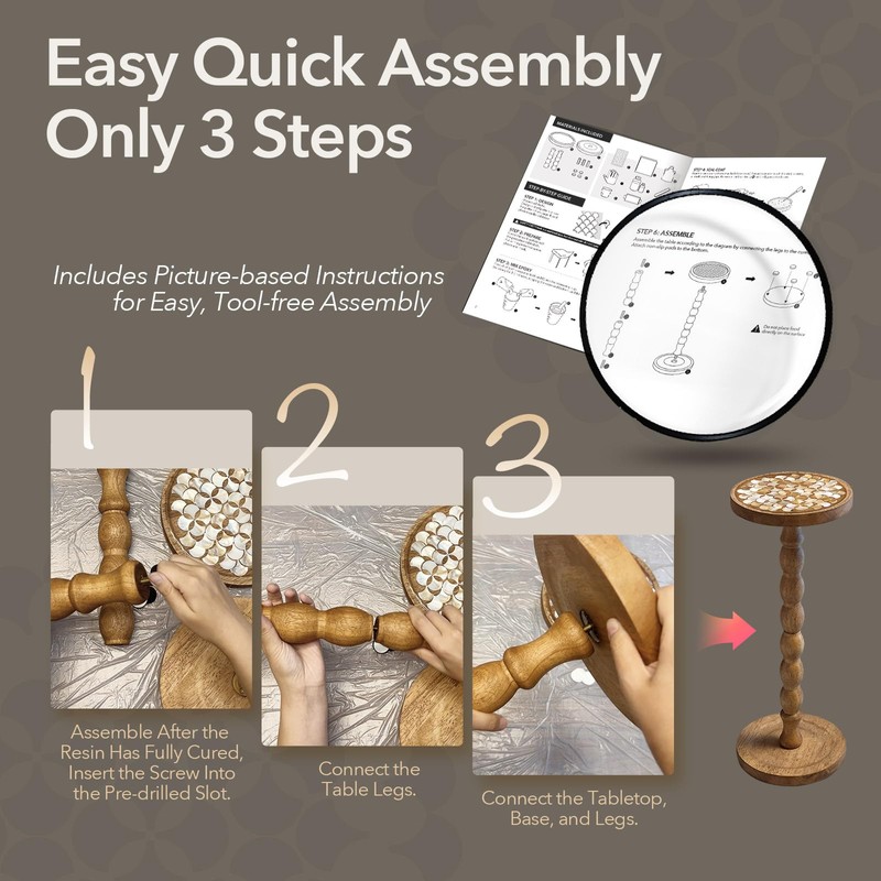 GooCare Auraeve All-in-One Craft Resin Table Kit for Adult -