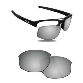 Fiskr Polarized Lenses Replacement Compatible with Oakley Mercenary OO9424 Sunglasses, Impact Resistant & Perfect Fit - Metallic Silver