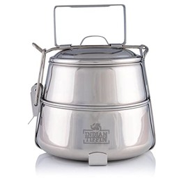 2 Tier Pyramid Tiffin by Indian-Tiffin