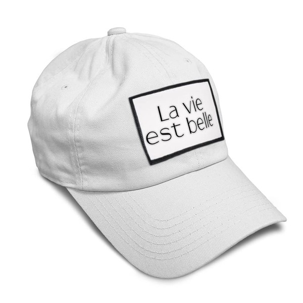 Soft Baseball Cap La Vie Est Belle Miscellaneous Image Foreign