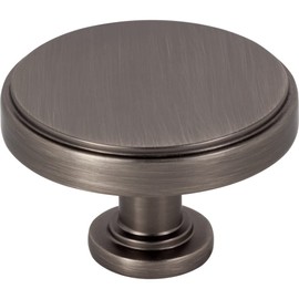 Jeffrey Alexander 1-3/4" Overall Length Brushed Pewter Richard Cabinet Knob