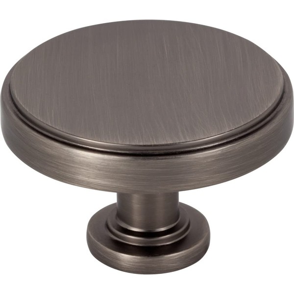 Jeffrey Alexander 1-3/4" Overall Length Brushed Pewter Richard Cabinet Knob