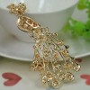 Unbranded Peacock Rhinestone Keychain/Penda