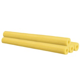 PATIKIL Pipe Insulation Foam Tube, 4Pcs 25"Lx1"IDx0.75"T No Adhesive Pole Wrap Pipe Cover Pool Noodles Multi-Purpose Soft Foam Tubing for Handle Outdoor Swimming Pool, Water Pipes, Yellow