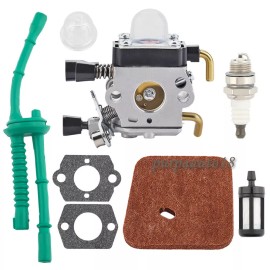 Purpa auto Carburetor For Stihl FS45 FS55 FS55R FS55RC KM55 HL45 KM55R FS38 w/Fuel Line Kit