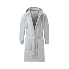 DudeRobe Men's Hooded Robe | As Seen on Shark Tank! - 2X/3X, Grey, Ultimate Comfort and Style for Men's Loungewear