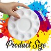 20 PCS Round Plastic Paint Tray Palettes, FANDAMEI Thin Paint
