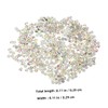 SEWACC 2880Pcs Flatback Nail Art Rhinestones Glass Nail Gems for