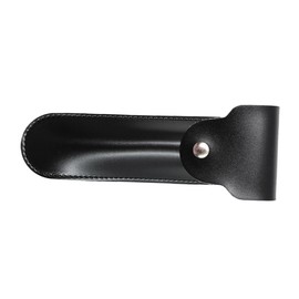TOVINANNA Shaver Storage Cover Straight Razor Safety Razor Double Edge Razor Portable Trimmer Case Razor Comb Razor Case Razor Cover Travel Women Razors Leather Razor Protective Case Black