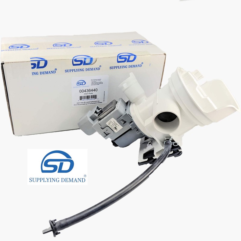 Supplying Demand 00436440 00674704 Clothes Washer Drain Pump Motor and