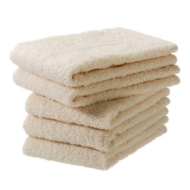 Organic Hand Set of 5, Hand Towels, Made in Japan, Senshu Towel (Approx. 12.6 x 13.0 inches (32 x 33 cm)