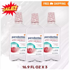 parodontax 3X Parodontax Active Gum Health Mouthwash, Antiplaque & Antigingivitis