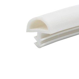 CGC8 Door Seal Profile for Wooden Door Frame Frame Seal 25 m, White, 5 x 8 x 3.5 mm
