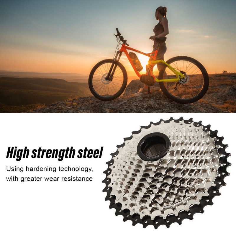 11‑36T Bike Flywheel High Strength Steel Mountain Bike 11 Speed