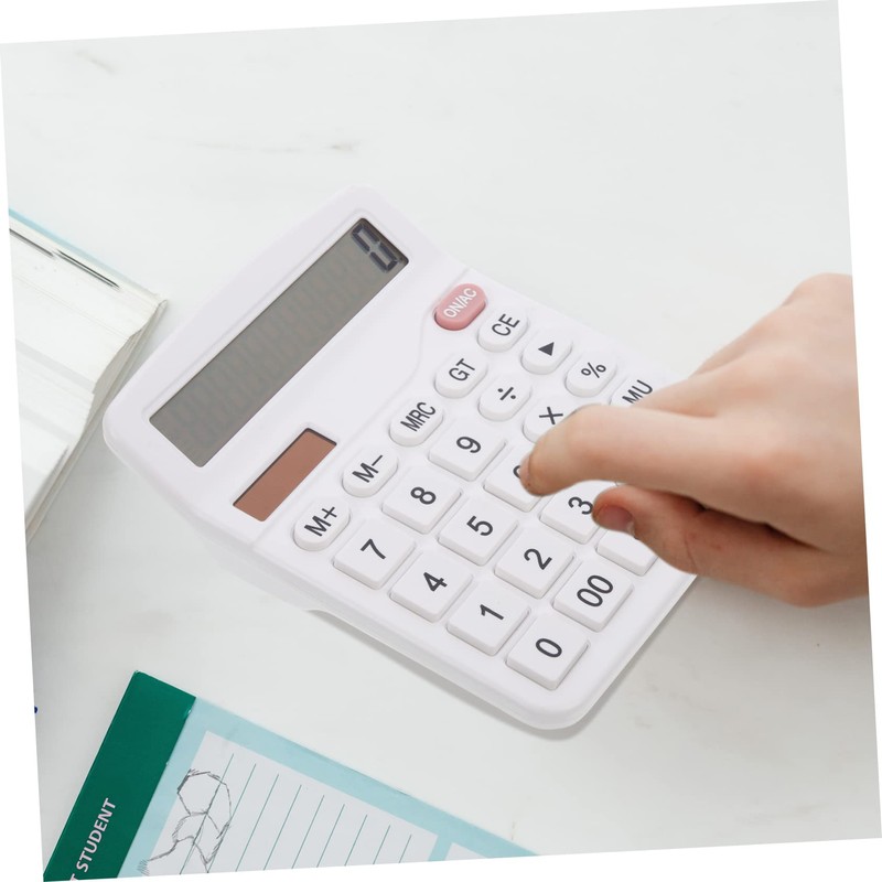 Gadpiparty Basic Desktop Calculator for Students Material Solar Power Office