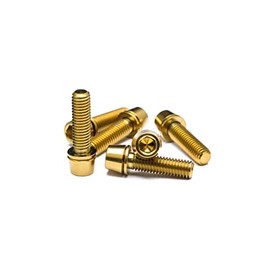 Trail One Components Titanium Stem Bolts Upgrade Kit - Gold