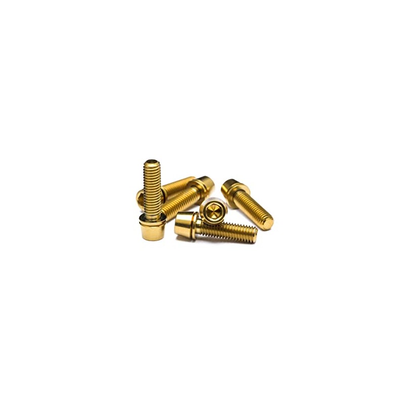 Trail One Components Titanium Stem Bolts Upgrade Kit - Gold