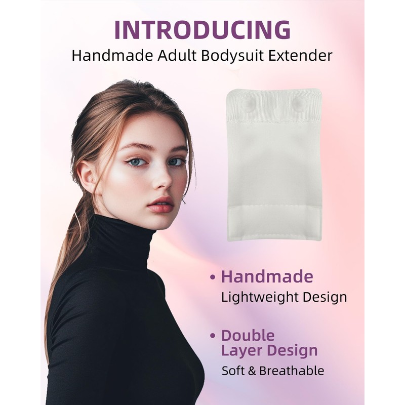 Liebster Shapewear Bodysuit Extender for Women - Adjustable Crotch &