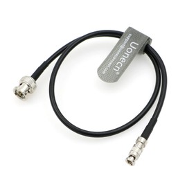 Uonecn BNC Male to Micro BNC Male High Density 6G SDI Coaxial Cable for Blackmagic Video 50 cm