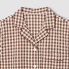 JAJU [JAJU] Women's Seersucker 5-part Pajama Set_Light Brown