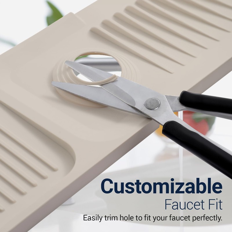 14.6” Silicone Faucet Mat For Kitchen Sink, Kitchen Sink Splash