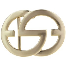 BELTINGER Emil Belt Buckle 4.0 cm | Buckle Interchangeable Buckle Belt Buckle 40 mm Solid | Press Stud Belt up to 4 cm, Gold, matte