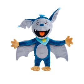 Fidi Bat Functional Plush, Press on the Stomach, Funny Word Games, 35 cm Plush Figure, from the First Months of Life