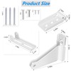 Storm Door Closer Bracket, Thickened Repair Jamb Bracket Durable Screen