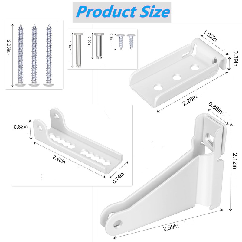 Storm Door Closer Bracket, Thickened Repair Jamb Bracket Durable Screen