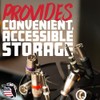 Gator Frameworks Soporte de micrófono y organizador para cables, evita