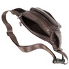 ZZNICK Genuine Leather Fanny Pack/Waist Bag/Organizer with Adjustable Belt, Multiple
