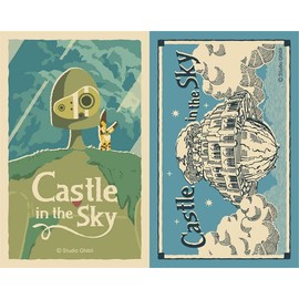 Castle in the Sky Laputa Retro Sticker