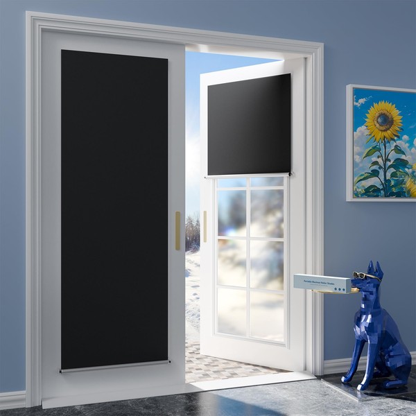 G-WACK Blackout Curtains, No-Drill Blinds for Indoor Windows & Doors