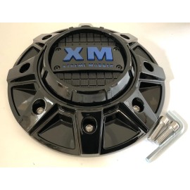 XM Xtreme Mudders 320L203 XM Xtreme Mudder Blue & Chrome Wheel Center Cap