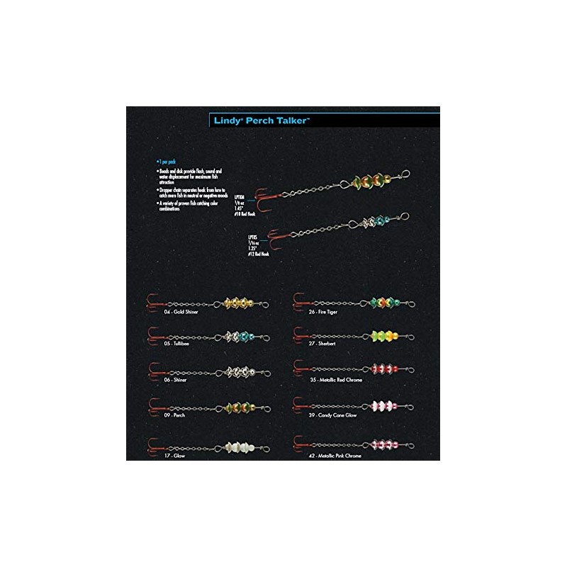 Lindy LPTKM09 Perch Talker Fishing Lure